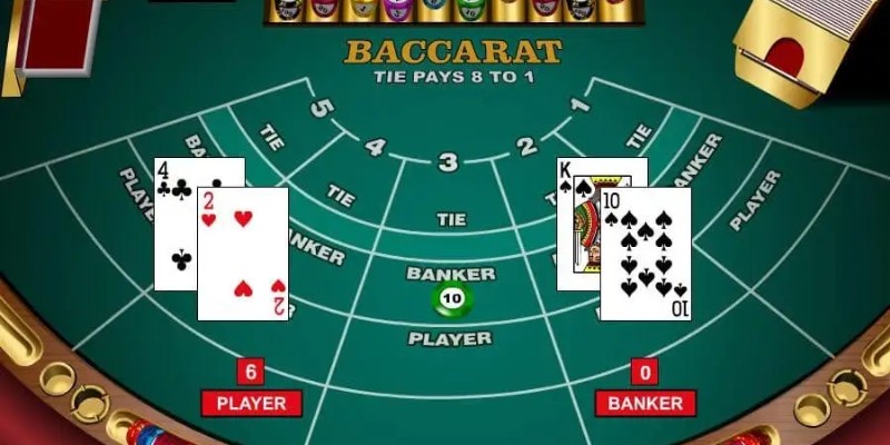 Thế bài nặng nhẹ trong Baccarat được dùng phổ biến