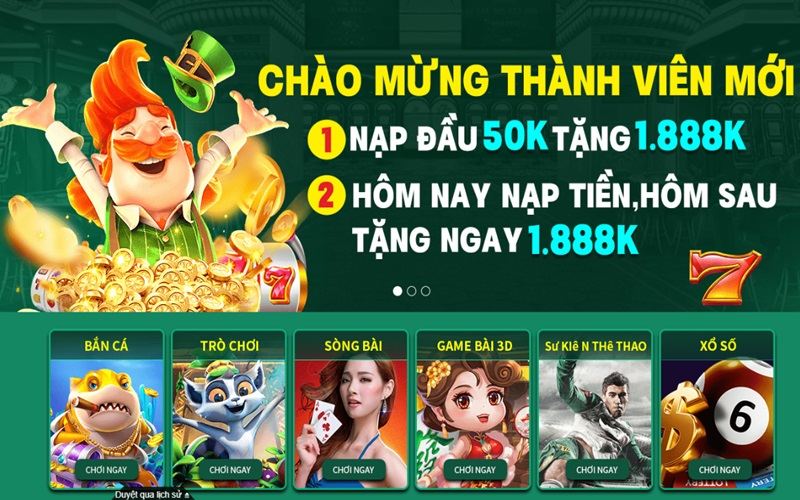 Kho sản phẩm game đồ sộ và hấp dẫn mọi thành viên